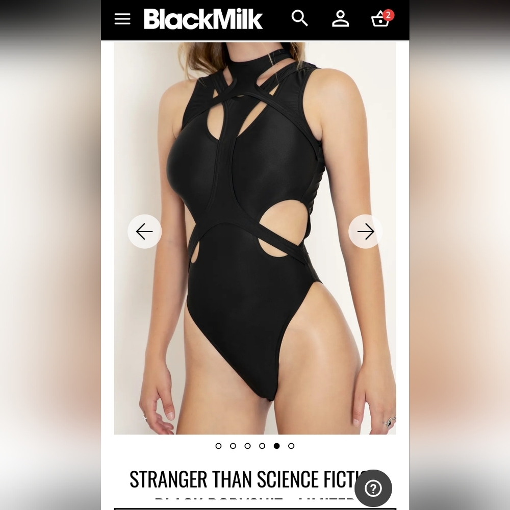 Blackmilk Stranger Than Science Fiction Bodysuit